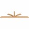 Ekena Millwork Richland Timber Gable Bracket, Western Red Cedar, 108"W x 31 1/2"H x 3 1/2"D x 3 1/2"F, 7/12 Pitch GBW108X31X0404RIC00SWR - alternate 3